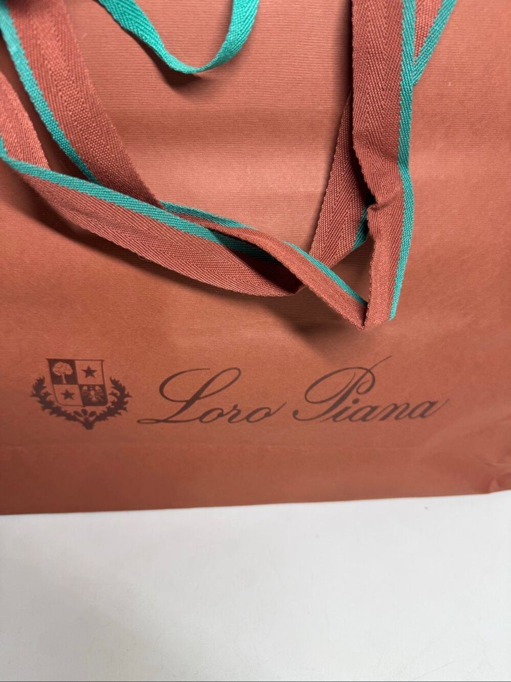 Loro Piana Brown Luxury Shopping Bag Designer Gift Bag 16″ × 13″ - Picture 2 of 6